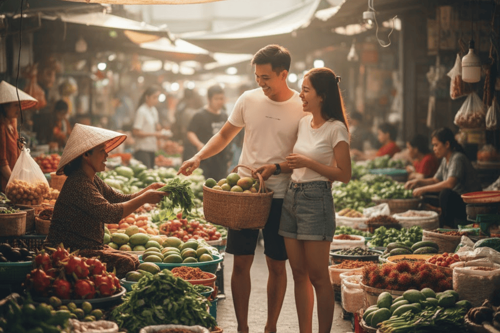 Shopping at a local market or store is much cheaper than shopping center